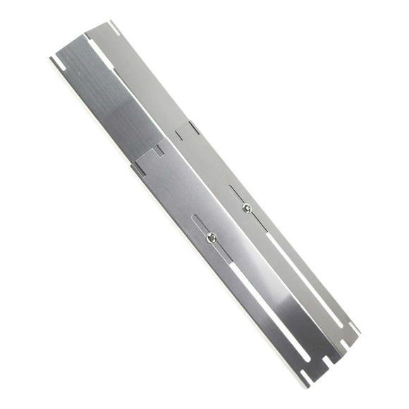 Placas de calor para parrilla, barra protectora de repuesto Compatible con difusor de calor plateado, cubierta para quemador de parrilla para la mayor 1 pieza