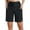 Black, variant on Womens Swim Shorts Long 7" High Waisted Quick Dry Board Shorts Beach Shorts for Women with Linner Pockets Black M