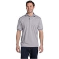 thumbnail image 1 of Hanes 5.2 oz. 50/50 ComfortBlend EcoSmart Jersey Knit Men Polo Light Steel Medium, 1 of 3