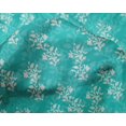 thumbnail image 4 of oneOone Silk Tabby Fabric Leaves & Floral Block Printed Craft Fabric BTY 42 Inch Wide, 4 of 4