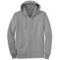 thumbnail image 1 of Suéter con capucha con cremallera básica ajustada clásica - Gris de Heather - Pequeño GT Sudadera, 1 of 1