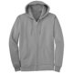 thumbnail image 1 of Suéter con capucha con cremallera básica ajustada clásica - Gris de Heather - Medio GT Chaqueta, 1 of 1
