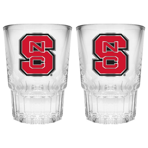 NC State Wolfpack 2-Piece Prism Shot Glass Set