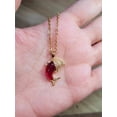 thumbnail image 3 of Natural Handmade Crystal Necklace Cute Fish Necklace Trendy necklace, 3 of 9