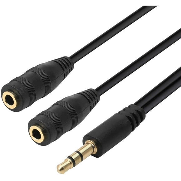 3.5mm Jack Splitter Audio Headphone Cable Y Adaptor Cord by TRIXES