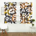 thumbnail image 2 of MKHERT Skull and Stone Window Curtains Kitchen Curtain Room Bedroom Drapes Curtains 26x39 inch, 2 Piece, 2 of 3
