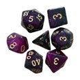 thumbnail image 3 of Dados poliédricos de acrílico para niños y adultos, juego de 7 piezas para fiesta DND RPG MTG, entretenimiento, deportes al aire libre, 3 of 4