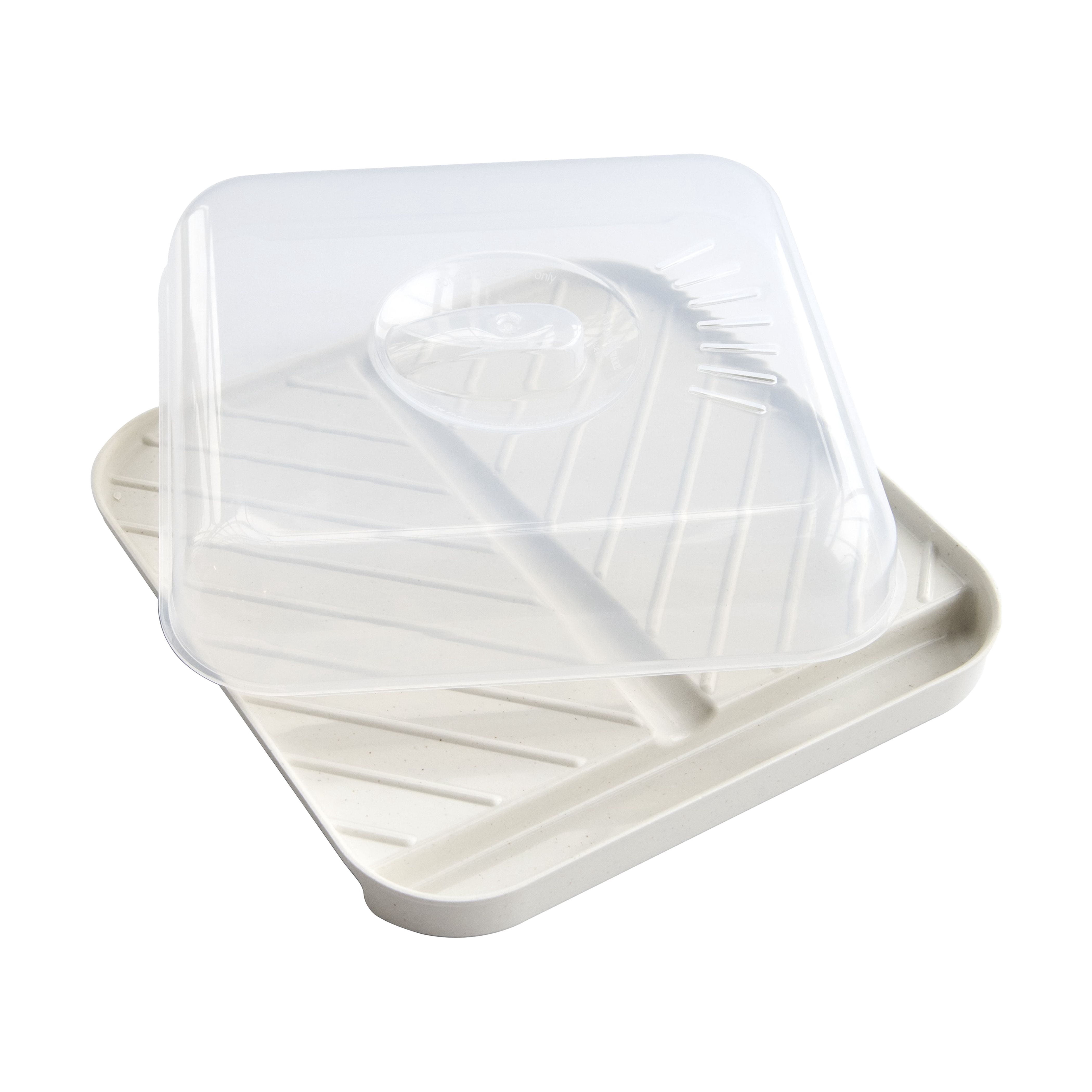 Nordic Ware Microwave Breakfast Bundle Set, Egg Bites Pan and Medium Slanted Bacon Tray with Lid