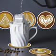 thumbnail image 4 of Posavasos de goma suave con aislamiento térmico para taza de té, 4 of 5