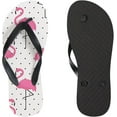 thumbnail image 3 of GZHJMY Women Flip Flops Slippers Polka Dots Flamingo Bird Animal Sandals for Beach Summer Shower Men Boy Girl Kid Summer Slippers, 3 of 5