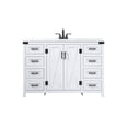 thumbnail image 3 of Elegant Kitchen and Bath 48 inch Single bathroom vanity in white, 3 of 8