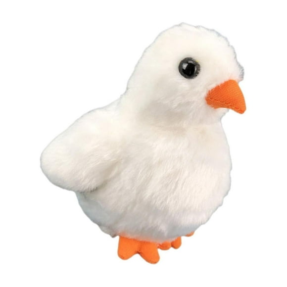 Xingzhi Plush Animal Toy Stuffed Animals Farm Animals Home Decor for Kids Gifts white chicken