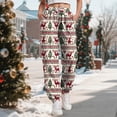 thumbnail image 2 of UngA Christmas Sweatpants for Women High Waisted Baggy Sweatpants Jogger Holiday Christmas Pajamas Pants with Pockets Sweatpant for Women,Size XXL, 2 of 6