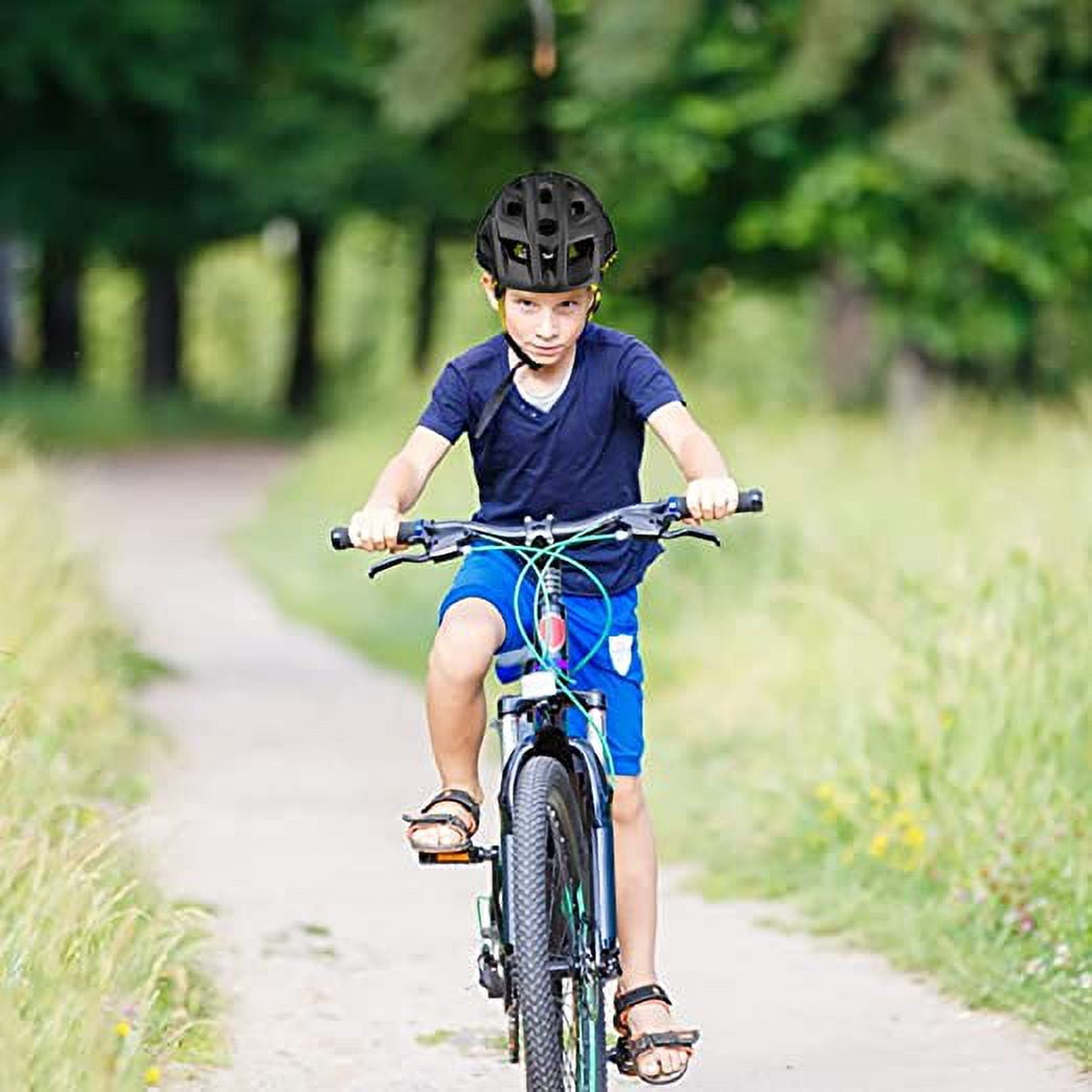 Kids Bike Helmets SIFVO Kids Helmets 8 Boys Girls Bike Helmets with Cool Visors Kids Bike Helmets 55 58cm black D01 Walmart