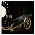 thumbnail image 4 of TIMIFIS Wine Rack Creative Living Room Wine Cabinet Pull Cart Wine Wrought Iron Wine Bottle Rack Car Accessories, 4 of 5
