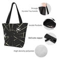 thumbnail image 4 of Pofeuu Spiders On The Web Print Women Fashion Shoulder Handbags Top Handle Satchel Bags Tote Shoulder Shopping Bag Stylish Canvas Tote Bag, 4 of 6