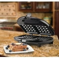 thumbnail image 2 of Brentwood Non-Stick Dual Waffle Maker, Black, 2 of 6