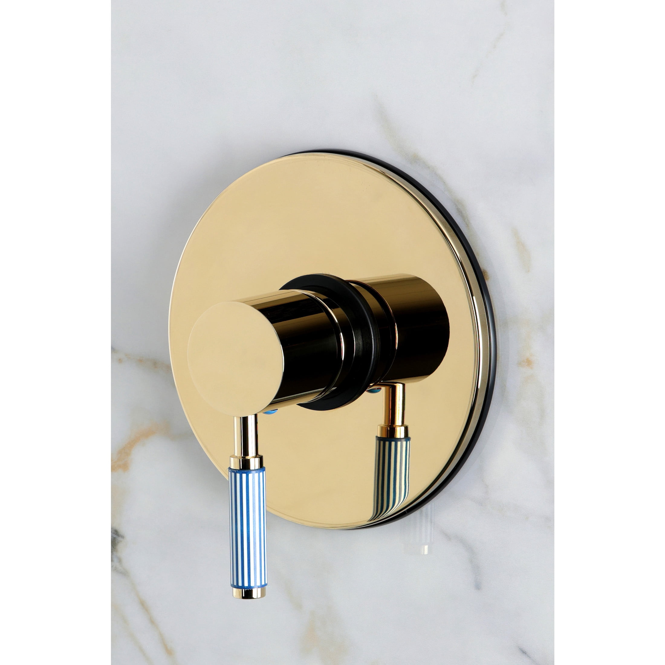 Kingston Brass KB8332KPSSO Verona Single-Handle Pressure Balanced Shower Faucet, Polished Brass