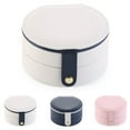 thumbnail image 2 of Coofit Travel Jewelry Organizer 3 Layers Travel Jewelry Storage Box Travel Jewelry Case, 2 of 10