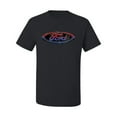 thumbnail image 2 of Red Blue and Black Ford Logo | Mens Cars and Trucks Graphic T-Shirt, Black, Small, 2 of 3