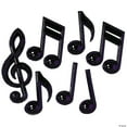 thumbnail image 3 of Black Plastic Musical Notes 13" - 12 Pack (7 Per Package), 3 of 3