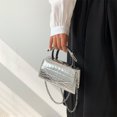 thumbnail image 4 of Bolso Hobo con solapa para mujer bolso de mano con purpurina brillante bolso para teléfono móvil Y2K bolsos de noche, 4 of 9