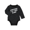 Garanimals Baby Boys Sometimes I Let Them Sleep Graphic Long Sleeve Bodysuit, Sizes 0/3M-24M