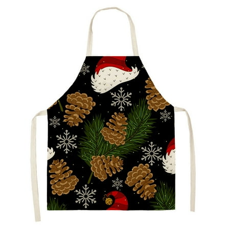 

Father Christmas Non-slip Decorative Apron Kitchen Sleeveless Decorative Apron Women s Apron Men s Apron Home Cleaning Tools