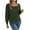 Army Green-05, variant on STETMN Square Neck Knit Top for Women Loose Long Sleeve Sweater Elegant Cozy Knitwear Shirt