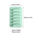 thumbnail image 2 of Bewildely Molde de silicona para salchichas, molde antiadherente para perros calientes, molde para hacer salchichas domésticas con resistencia a altas Utensilios de cocina Verde No.01 Bewildely HA027027-01, 2 of 6