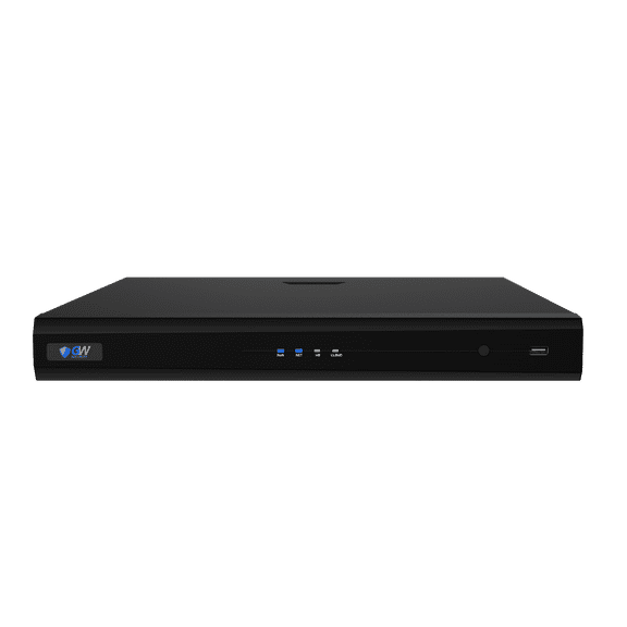 GW Security GW4216E 4K 12MP 16-Channel Digital Video Recorder with USB Mouse Power Supply User Manual 20TB Hard Drive, Black