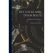 Key Locks and Door Bolts : Catalogue Number Fifteen (Paperback)