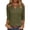 A432 Army Green, variant on 3/4 Sleeve Blouses for Women Split V Neck Pleated Tunic Tops Casual Loose Fit Pintuck Shirts Lightweight Breathable Work Office Blouses Everyday Wear Summer Elegant Dressy