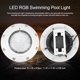 thumbnail image 5 of Lámpara de Piscina LED, Luz Subacuática IP68 a Prueba de Agua RGB con Control Remoto, Focos Decorati dín, Fuente, 12 V (30W) LED Sumergible Iluminación Spptty jardinería, 5 of 6