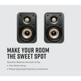 thumbnail image 5 of Polk Signature Elite ES20 Bookshelf Speaker - Hi-Res Audio Certified, Dolby Atmos & DTS:X Compatible, 1" Tweeter & 6.5" Woofer, Power Port Technology for Effortless Bass (Pair, Stunning Black), 5 of 8