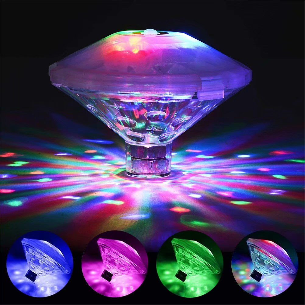Swimming Pool Light Floating Underwater Light Show Fountain Swim Party LED Decor 