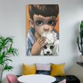 thumbnail image 6 of Margaret Keane Big Eyes Poster (2) Gifts Canvas Painting Poster Wall Art Decorative Picture Prints Modern Decor 12x18inch(30x45cm), 6 of 6