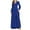 ☃178-Blue, variant on Ladies Long Sleeve V-Neck Sequin Evening Solid Fashion Dress Glitter Mermaid Long Gown for Mother of The Bride Or Wedding Guest