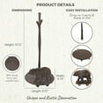 thumbnail image 2 of Paper Towel Holder with Standing Bear Design - Rustic Cabin Lodge Dining Kitchen, 2 of 7