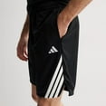 thumbnail image 3 of Men's adidas Legends 3-Stripes Basketball Shorts Color: White Black Size: XL 9 INCH, 3 of 4