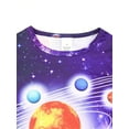 thumbnail image 4 of ATAIKU 3-8Y Toddler and Little Boy Pajamas Set Kids Long Sleeve Tee and Pants Planet Sleepwear Boys 2-Piece Jammies, 4 of 10