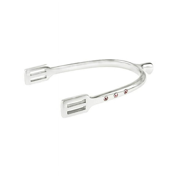 Horze Bling Spurs - Ice Pink Crystal