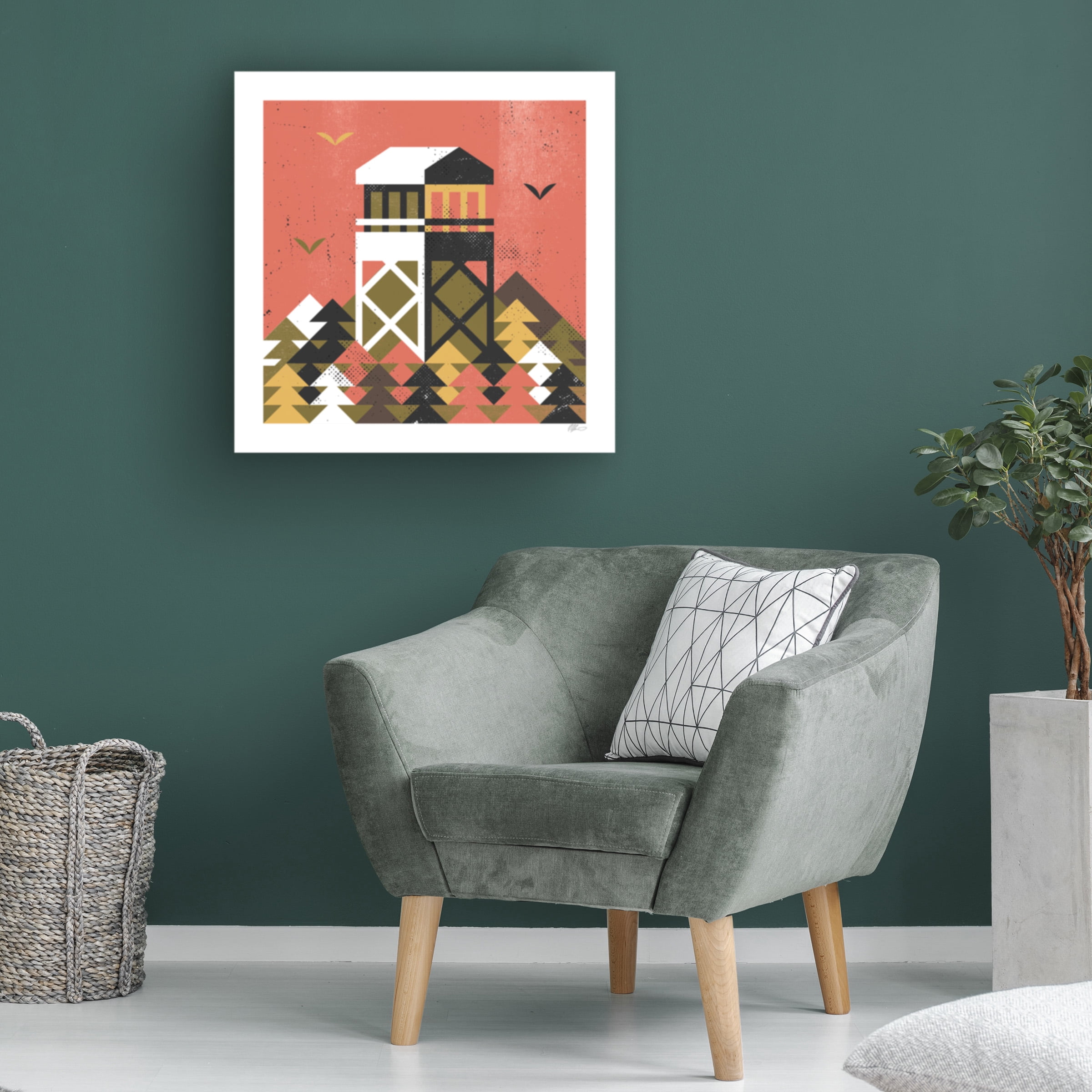 Robert John Paterson 'Firewatch' Canvas Art