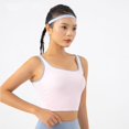 thumbnail image 5 of SWSMCLT Women's Basic Tank Top Chic Curvy Exercise Comfy Pull On Slimming Soft Autumn Vest Backless Sleeveless Top Pink Medium, 5 of 5