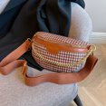 thumbnail image 3 of Bolso bandolera informal de piel sintética para mujer bolso de hombro liso para otoño e invierno, 3 of 9