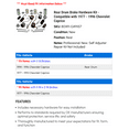 thumbnail image 2 of Rear Drum Brake Hardware Kit - Compatible with 1977 - 1996 Chevy Caprice 1978 1979 1980 1981 1982 1983 1984 1985 1986 1987 1988 1989 1990 1991 1992 1993 1994 1995, 2 of 2
