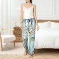 thumbnail image 6 of Lsque Vintage Rose1 Print Women's Pajama Pants, Lounge Pant - Comfortable Home Wear,Elastic Waistband, Stylish Design-Medium, 6 of 9