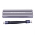 thumbnail image 1 of M.2 NVMe NGFF SSD Enclosure USB 3.2 GEN 2 to M.2 SSD 20Gbps Solid State Drive M.2 Case Box for 2230/2242/2260/2280 SSD, 1 of 8