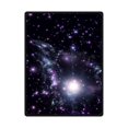 thumbnail image 1 of RYLABLUE Space Nebula Universe Fleece Blanket Throw Blanket 58x80 inches, 1 of 1