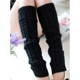 LisenraIn Women Winter Knit Crochet High Knee Leg Warmers Boot Socks